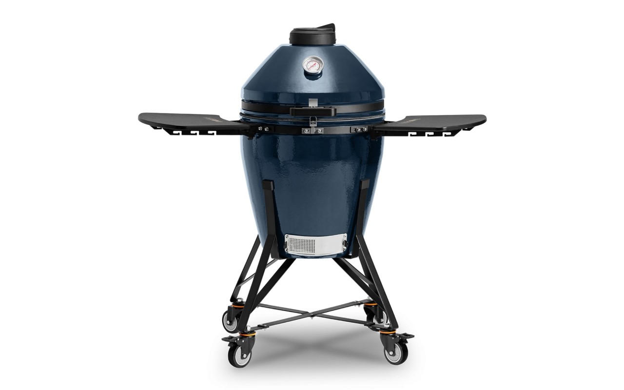 Керамический угольный гриль Kamado Bono EVO Media Navy Blue Ø 56 см EVO22NB