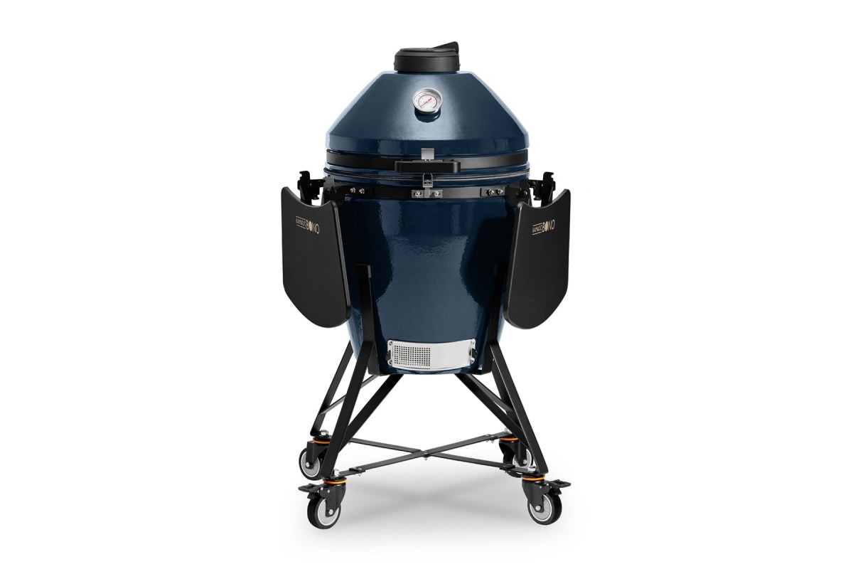 Керамический угольный гриль Kamado Bono EVO Media Navy Blue Ø 56 см EVO22NB