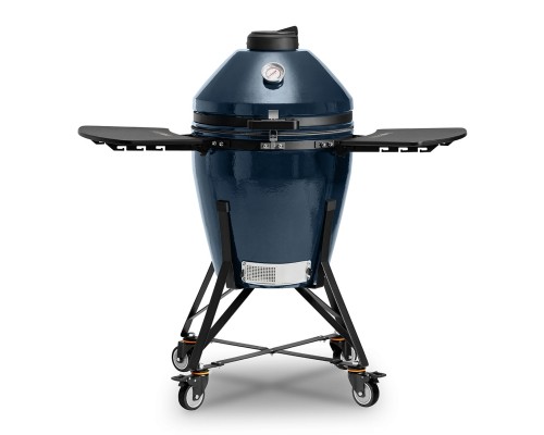 Керамічний вугільний гриль Kamado Bono EVO Media Navy Blue Ø 56 см EVO22NB