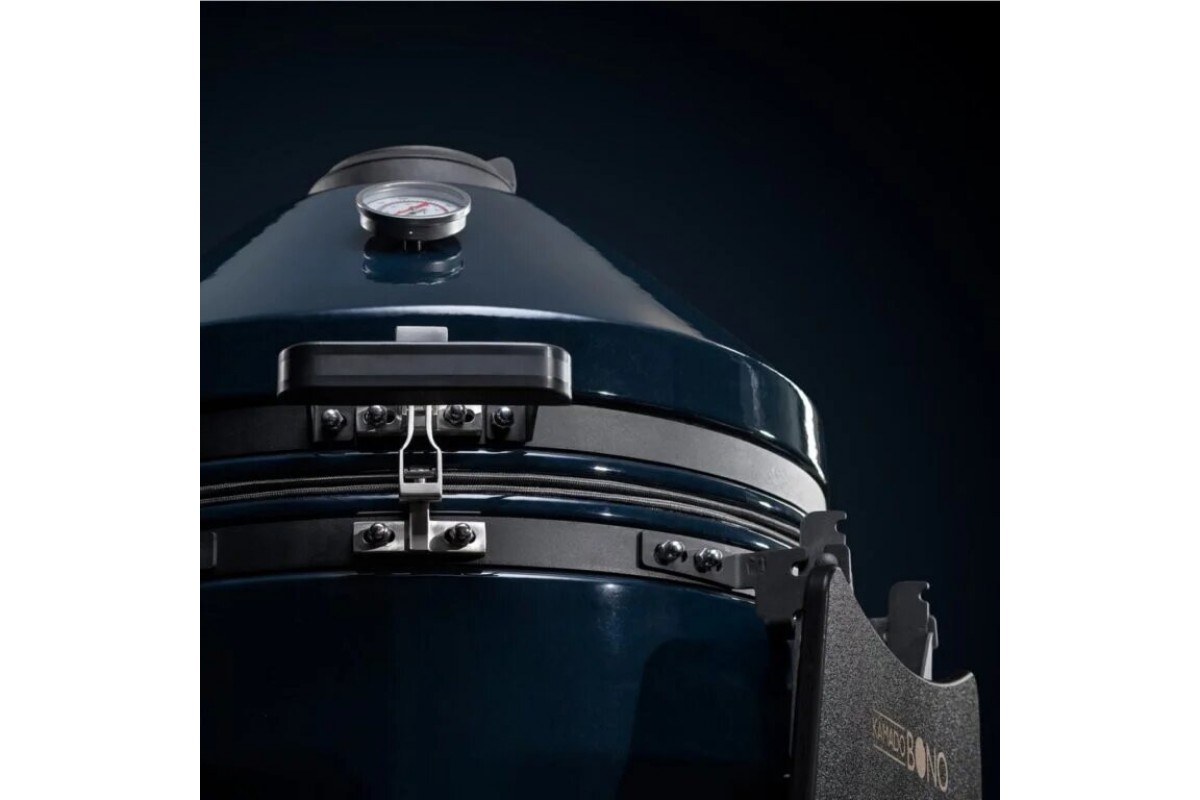 Керамический угольный гриль Kamado Bono EVO Media Navy Blue Ø 56 см EVO22NB