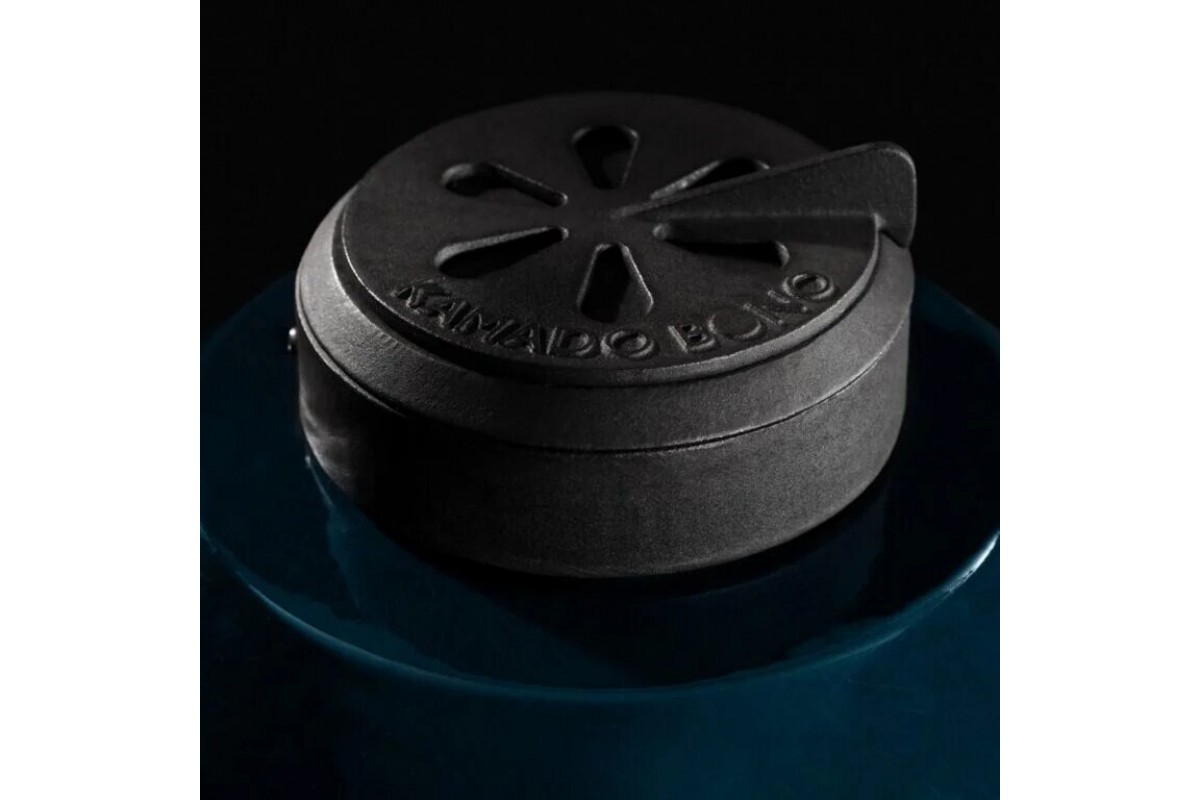 Керамический угольный гриль Kamado Bono EVO Media Navy Blue Ø 56 см EVO22NB