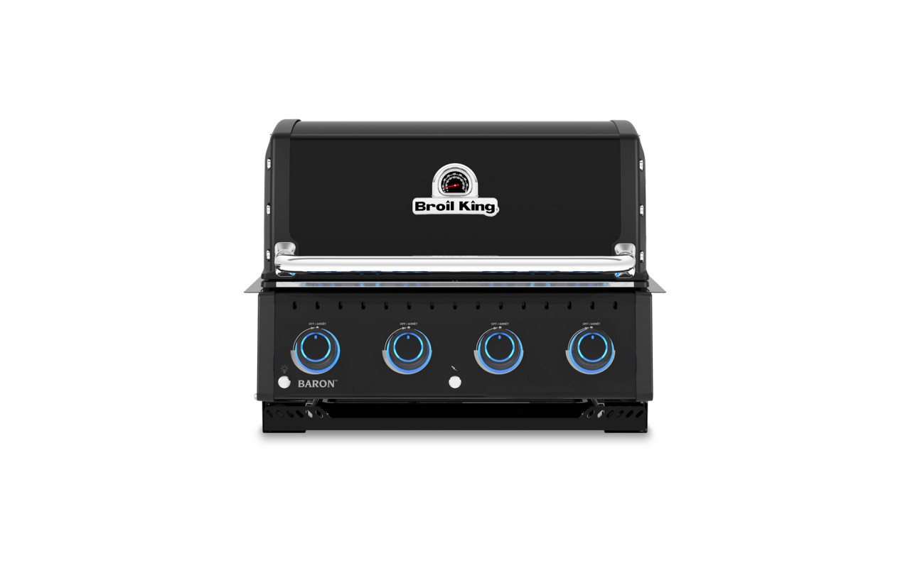 Встраиваемый газовый гриль Broil King Baron 420 BI Shadow 875653SDWPL