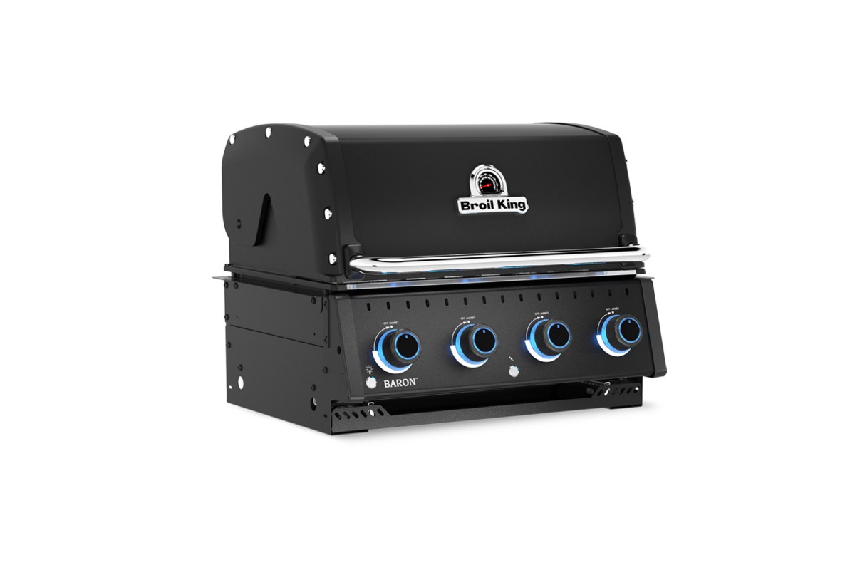 Встраиваемый газовый гриль Broil King Baron 420 BI Shadow 875653SDWPL