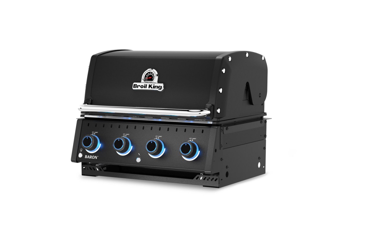Встраиваемый газовый гриль Broil King Baron 420 BI Shadow 875653SDWPL