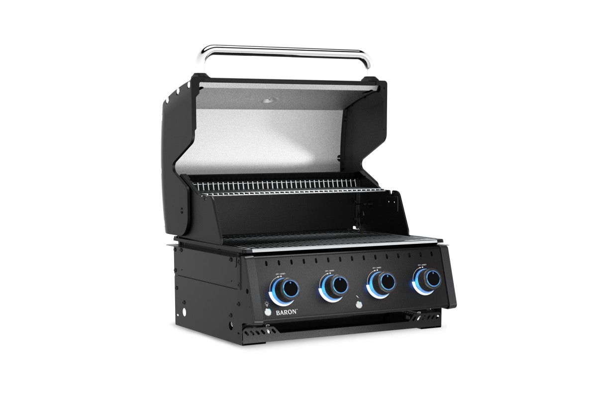 Встраиваемый газовый гриль Broil King Baron 420 BI Shadow 875653SDWPL