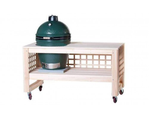 Решётчатый стол с колёсами для Big Green Egg (L) L5TAB4