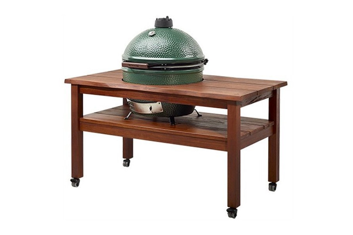 Длинный стол для L (Махагон) Big Green Egg TML
