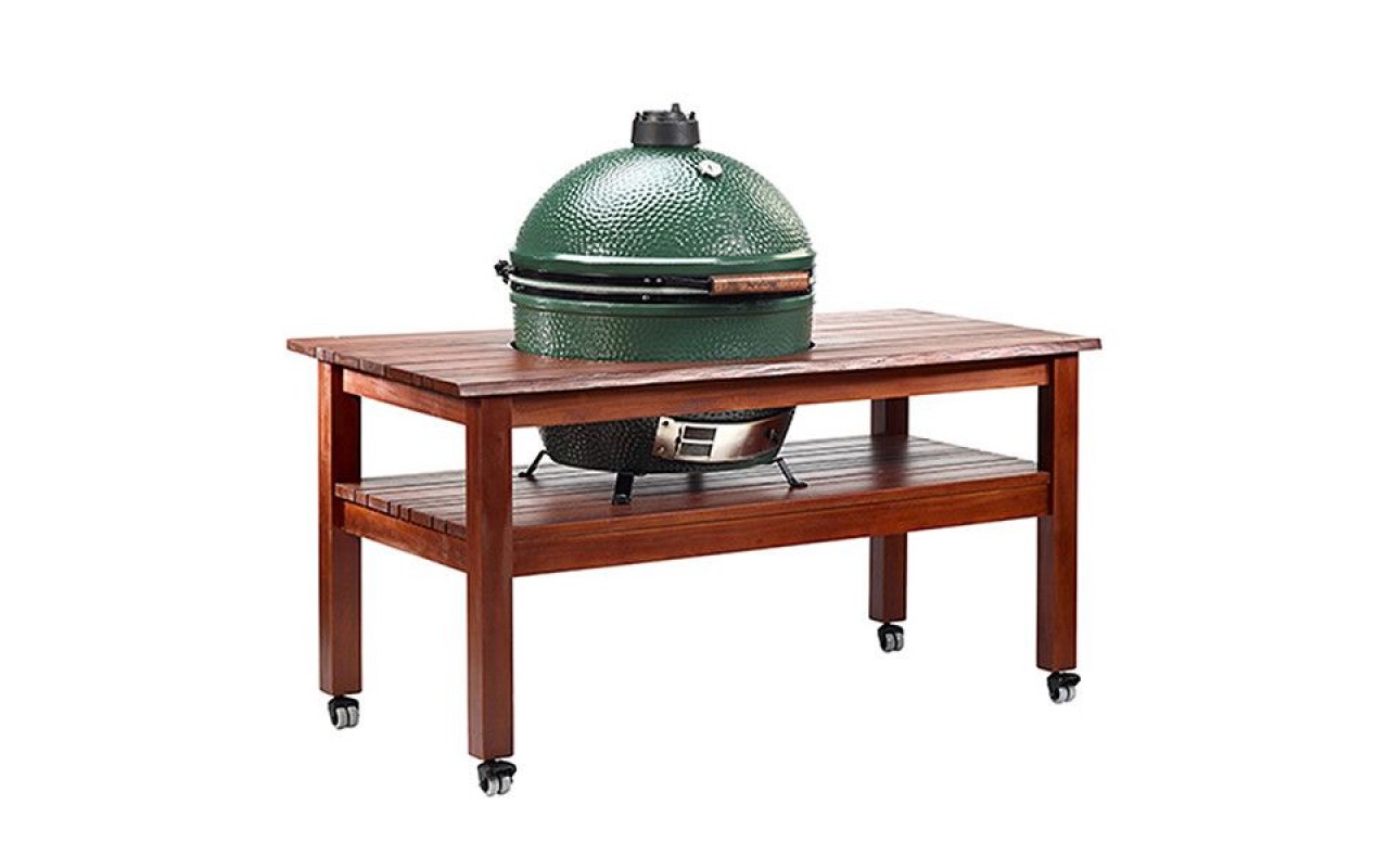 Длинный стол для XL (Махагон) Big Green Egg TMXL