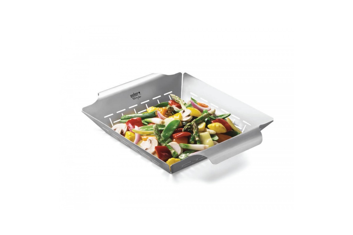 Вок, противень квадратный для овощей Weber 6434