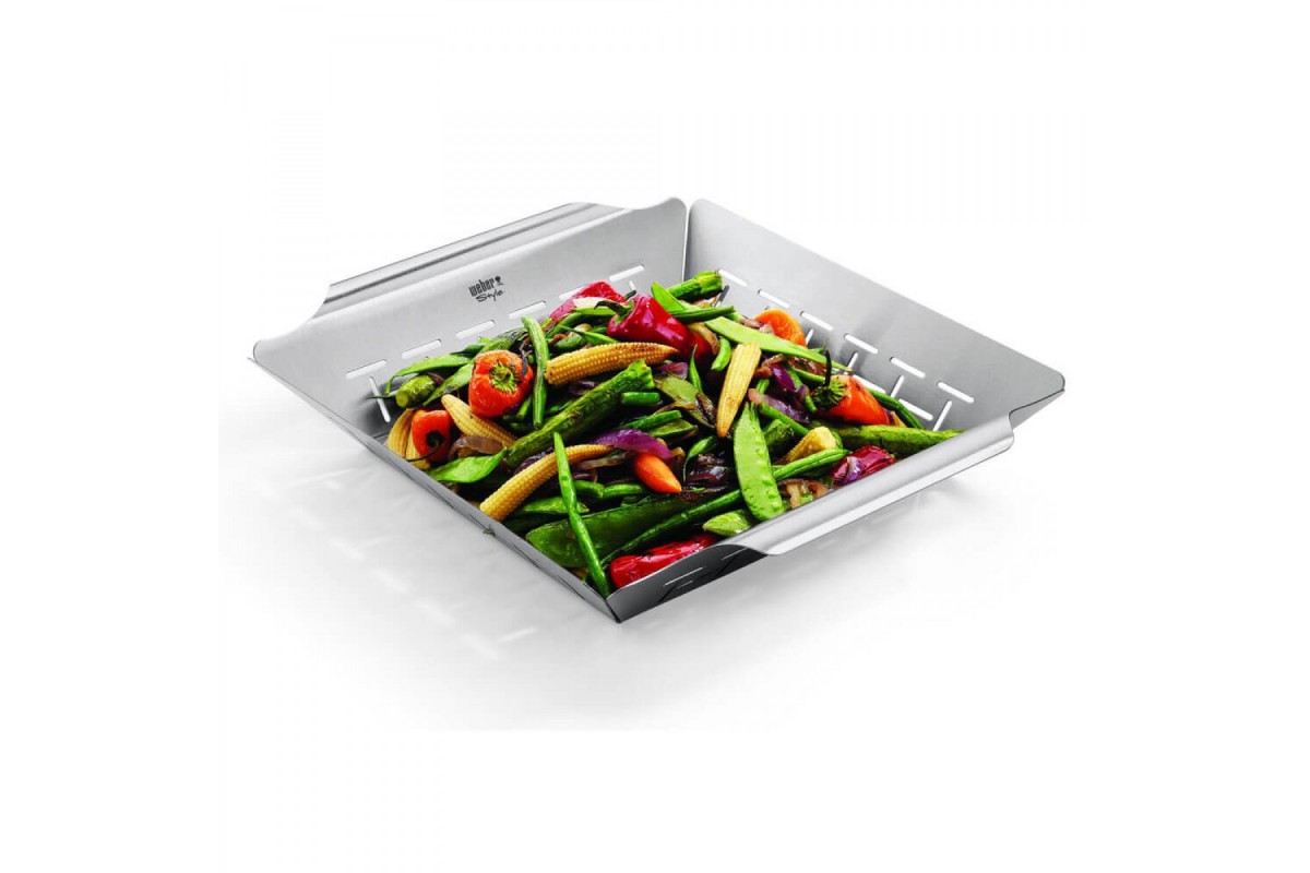Вок, противень квадратный для овощей Weber 6434