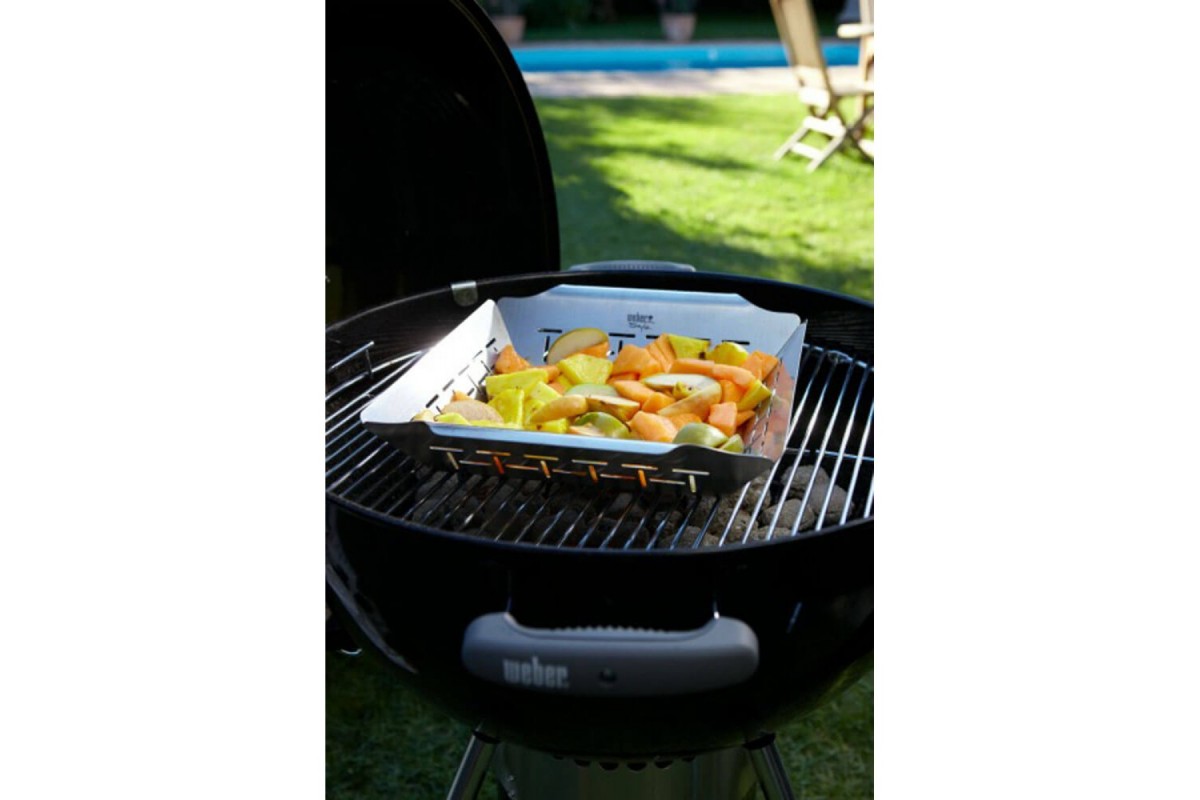 Вок, противень квадратный для овощей Weber 6434