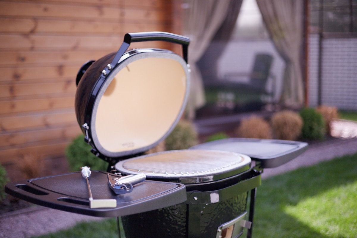 Керамічний вугільний гриль Primo Junior Oval All in One PGCJRC