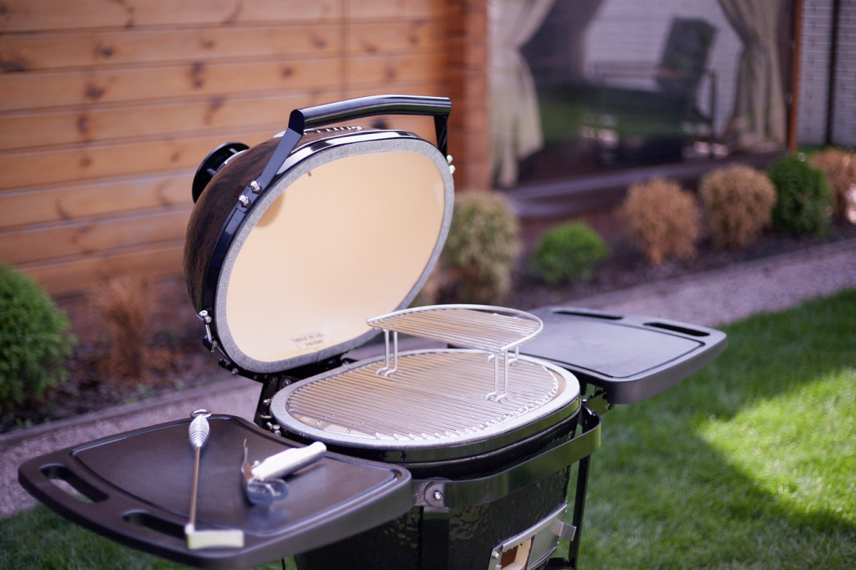 Керамічний вугільний гриль Primo Junior Oval All in One PGCJRC