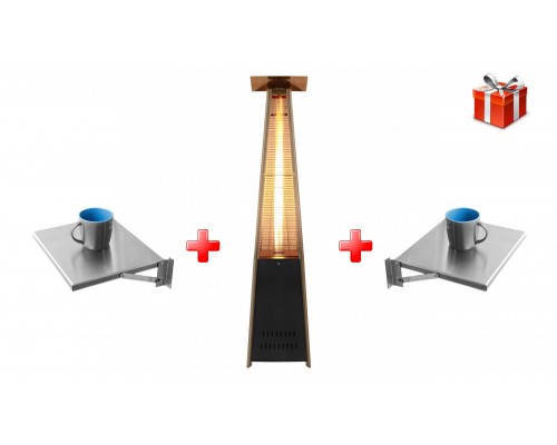 Газовый обогреватель Pyramide Black TM GRILLI 77377