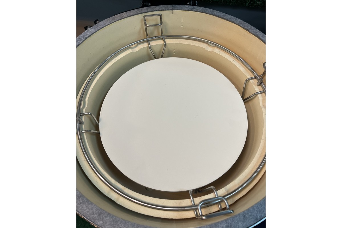 Комплект из камня, чугунной решетки и системы из нержавеющей стали для керамических грилей 47 см GRILLI 006035