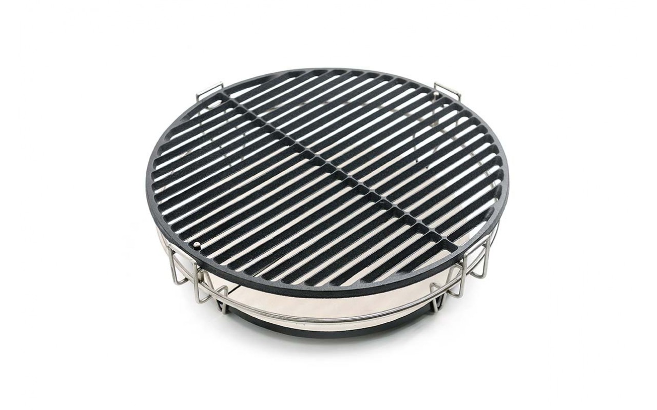 Комплект из камня, чугунной решетки и системы из нержавеющей стали для керамических грилей 47 см GRILLI 006035