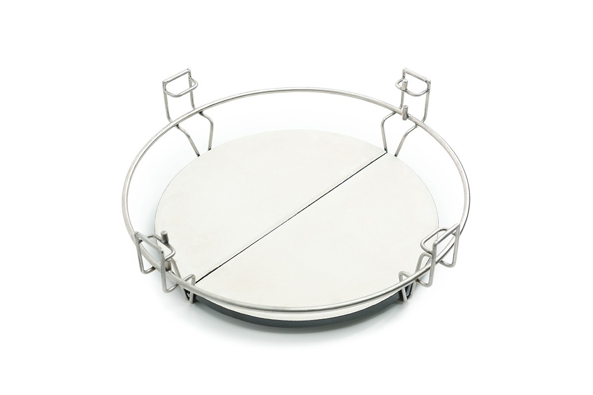 Комплект из камня, чугунной решетки и системы из нержавеющей стали для керамических грилей 47 см GRILLI 006035