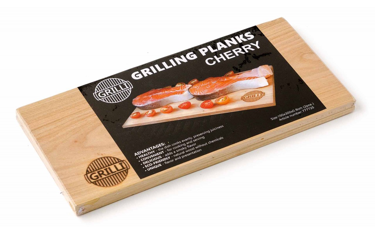 Планки для гриля из черешни 30x15x0,8 см 2 шт GRILLI 777725