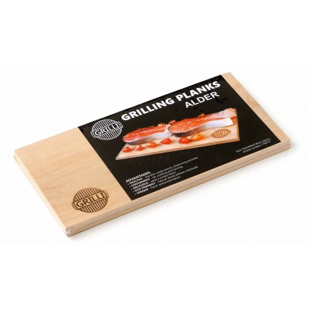 Планки для гриля з вільхи 30x15x0,8 см 2 шт GRILLI 775777
