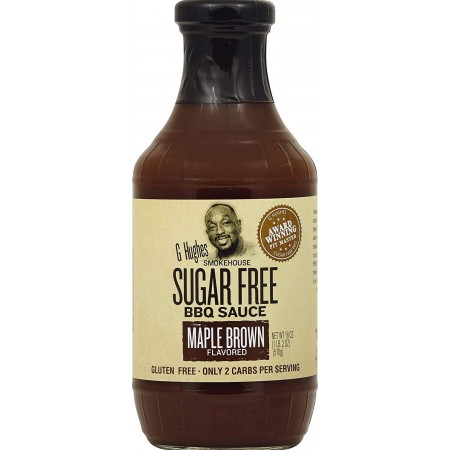 Барбекю соус G Hughes Smokehouse Sugar Free BBQ Sauce 500мл Maple Brown(клен)