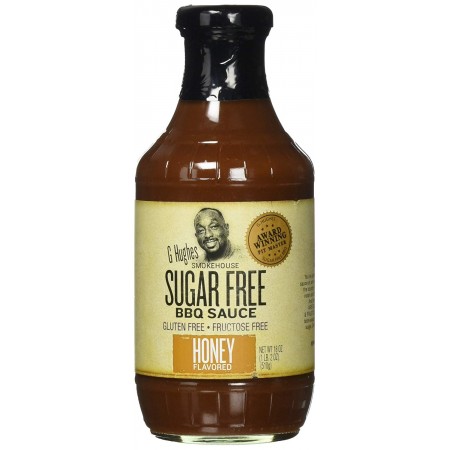 Барбекю соус G Hughes Smokehouse Sugar Free BBQ Sauce 500мл Honey (медовий)