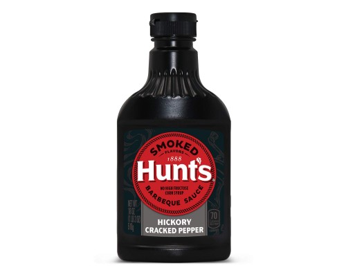 Барбекю соус Hunt ''''s Barbeque Sauce Classic Hickory Cracked Black Pepper (Гікорі, чорний перець)