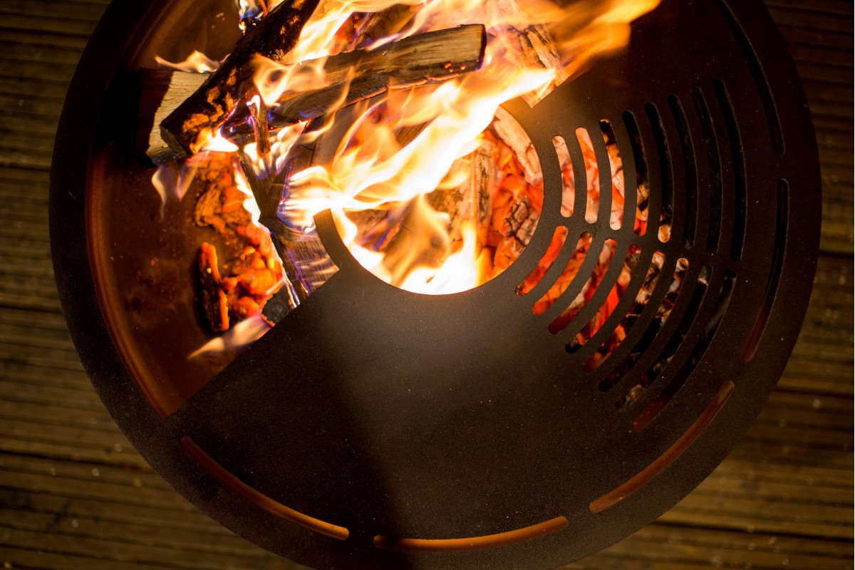 Мангал ТМ AHOS, FIRE PIT 600 - Черное термостойкое покрытие