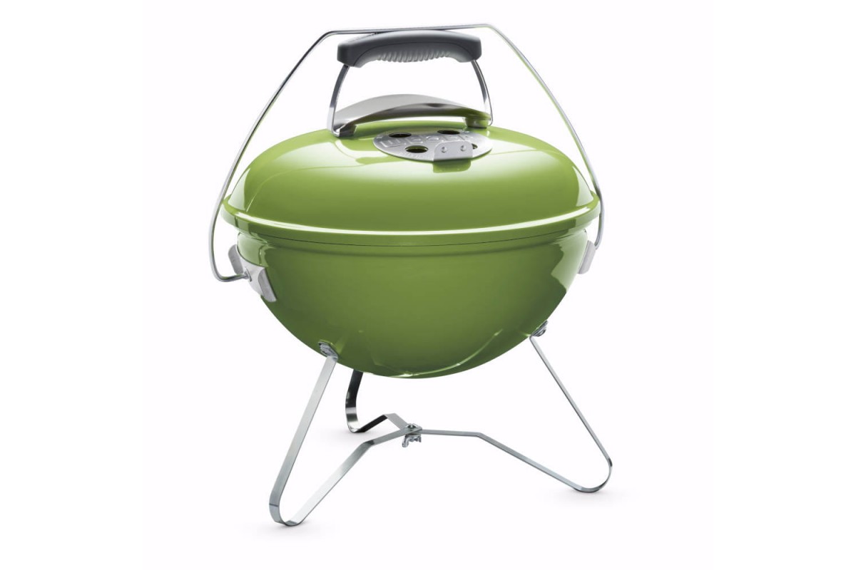 Портативний вугільний гриль Weber Smokey Joe Premium 37 см зелений 1127704