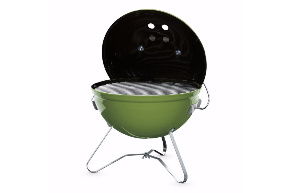 Портативний вугільний гриль Weber Smokey Joe Premium 37 см зелений 1127704