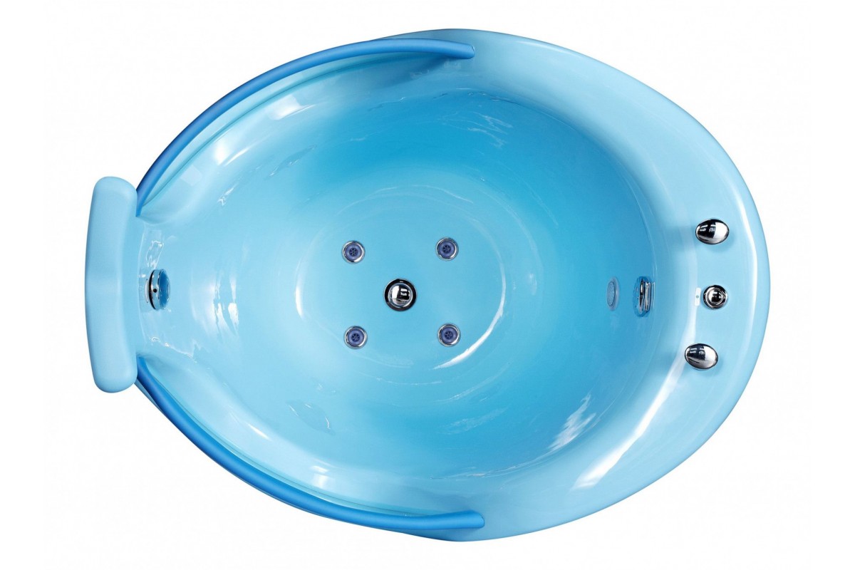 Гидромассажный СПА бассейн ТМ PASSION, Baby Whale Blue