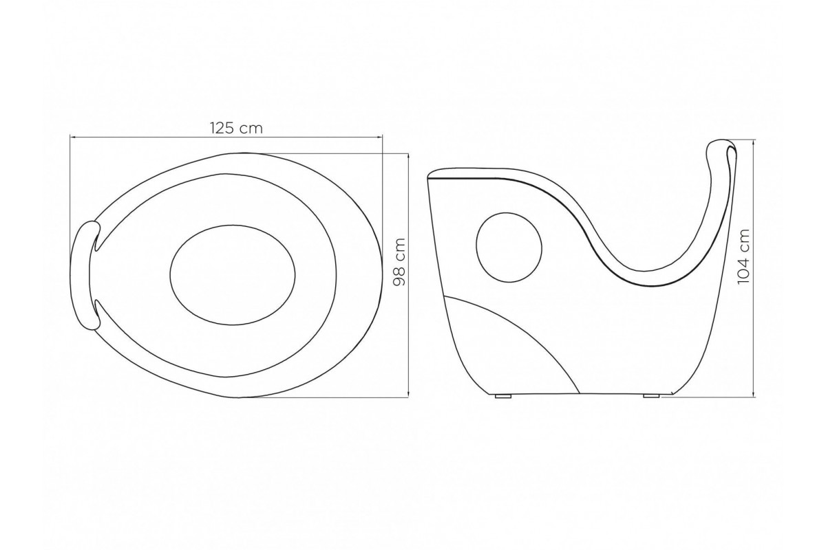Гидромассажный СПА бассейн ТМ PASSION, Baby Whale Blue