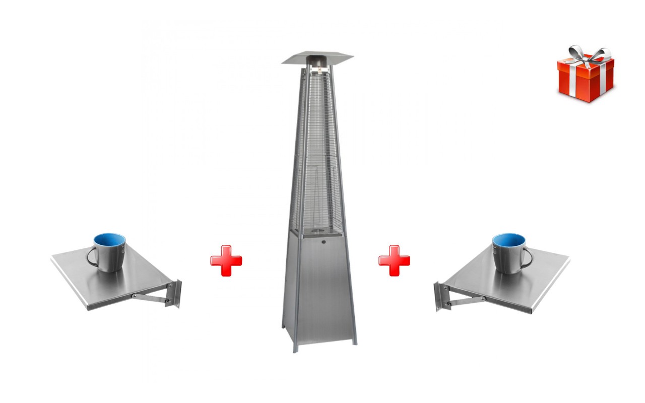 Газовый обогреватель Pyramide нерж. TM GRILLI 77577