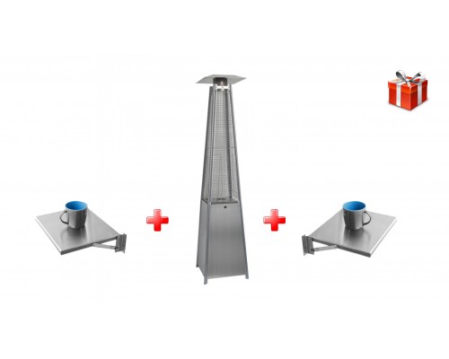 Газовый обогреватель Pyramide нерж. TM GRILLI 77577