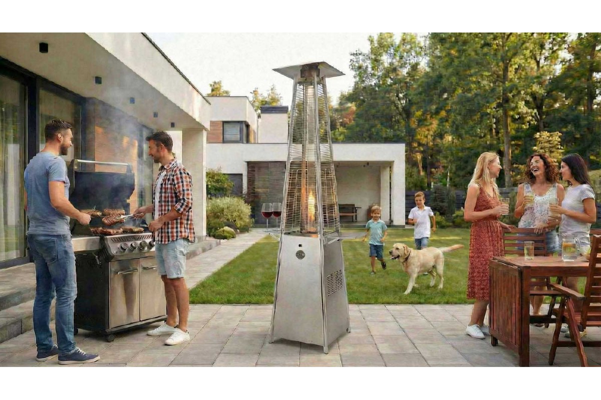 Газовый обогреватель Pyramide нерж. TM GRILLI 77577