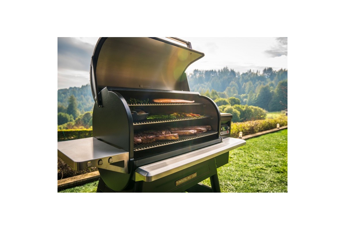 Пеллетный гриль TRAEGER TIMBERLINE D2 1300, черный