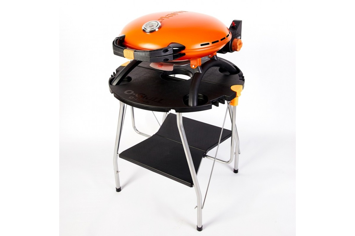 Портативный переносной газовый гриль O-GRILL 700T, оранжевый
