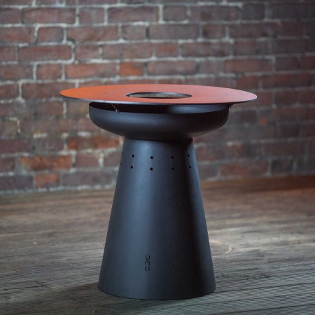 Очаг UNO+ Черное термостойкое покрытие 70*70см