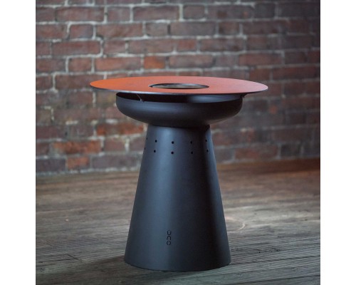 Очаг UNO+ Черное термостойкое покрытие 70*70см