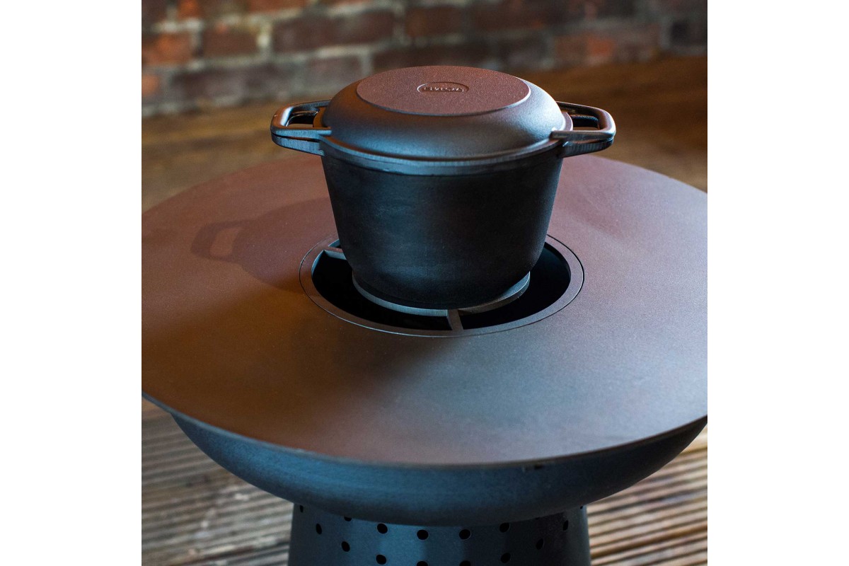 Стійка для казана UNO Kettle Чорне термостійке покриття 25см