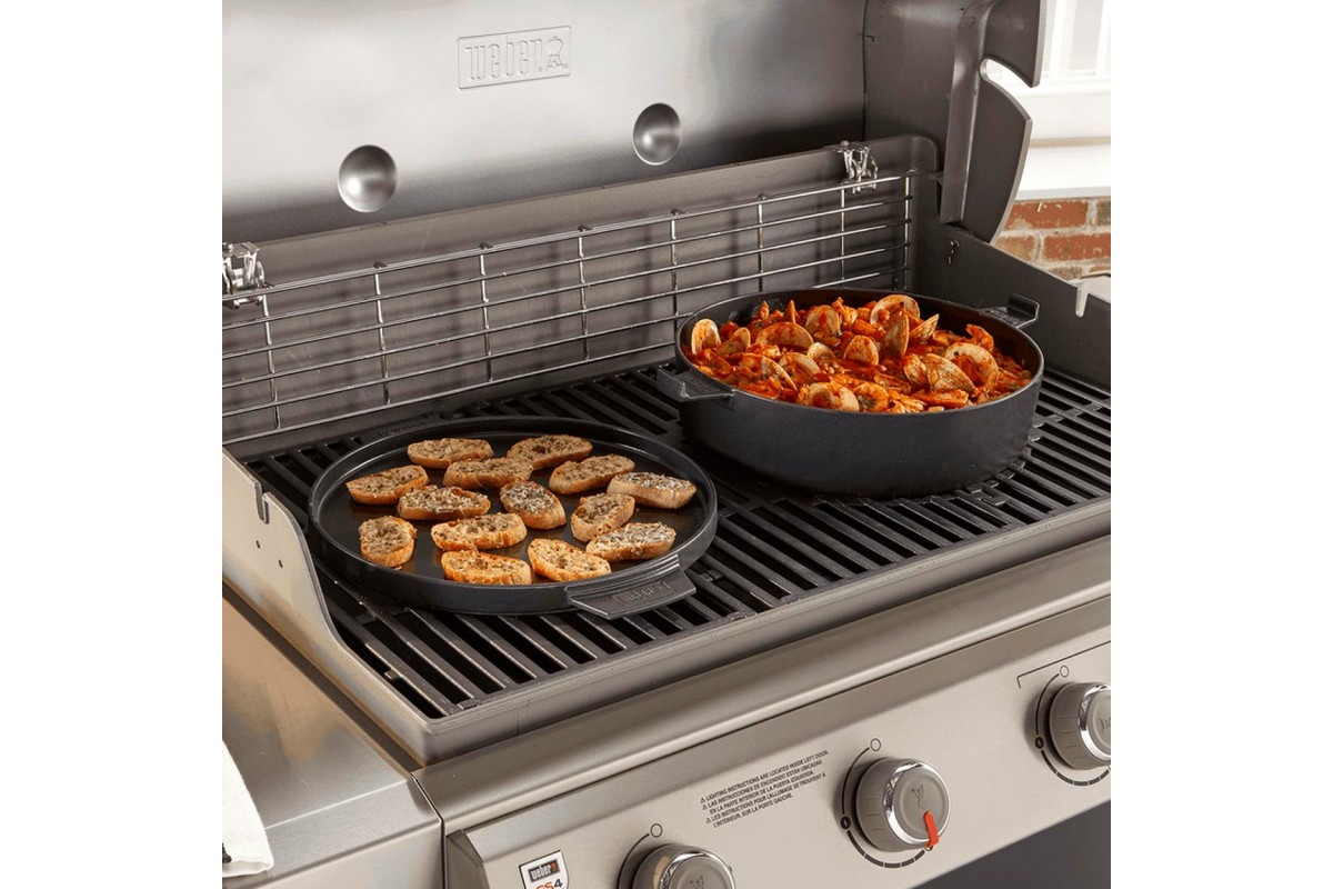 Голландская сковорода 2в1 Weber GBS 8857