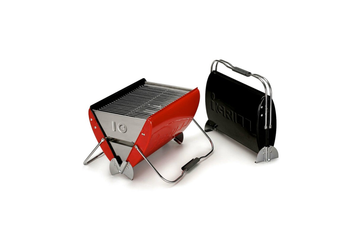 Портативный угольный гриль I-GRILL O-GRILL красный