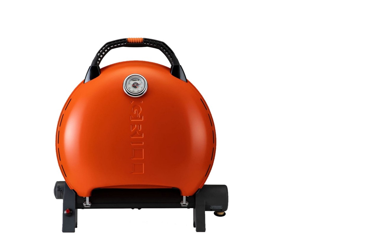 Портативный переносной газовый гриль O-GRILL 600T, оранжевый