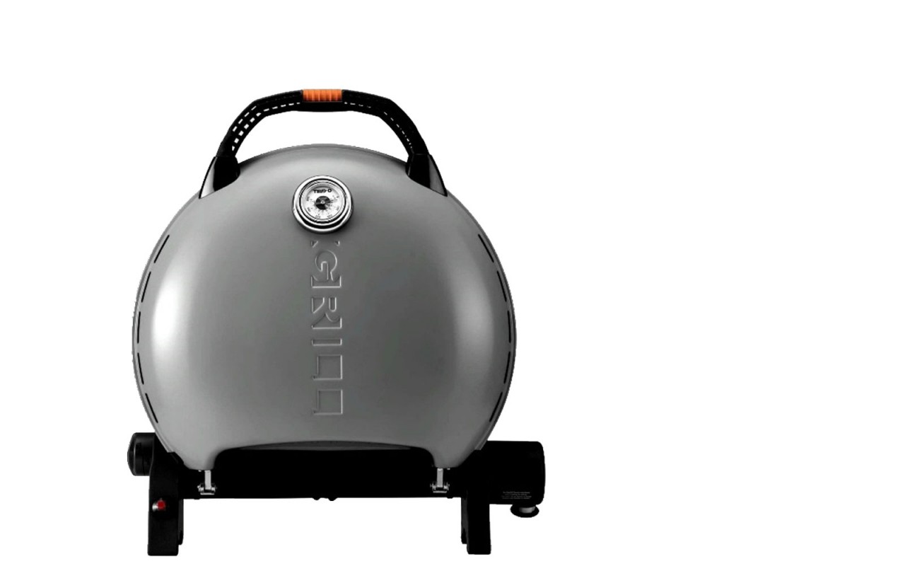Портативний переносний газовий гриль O-GRILL 600T, срібло