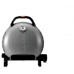 Портативний переносний газовий гриль O-GRILL 600T, срібло