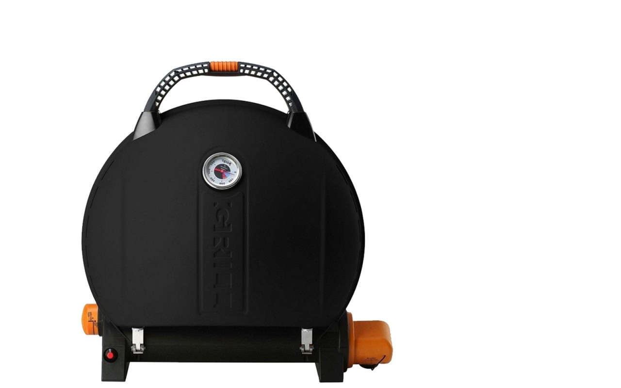 Портативний переносний газовий гриль O-GRILL 900, чорний