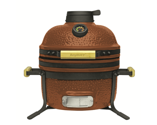 Средний керамический угольный гриль BergHoff темно оранжевый 8500892