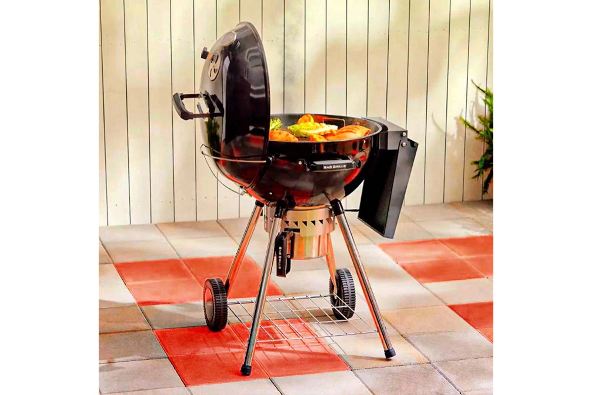 Угольный гриль Slow and Sear Original Kettle Grill 57 см + корзина Deluxe SNS-KET-1