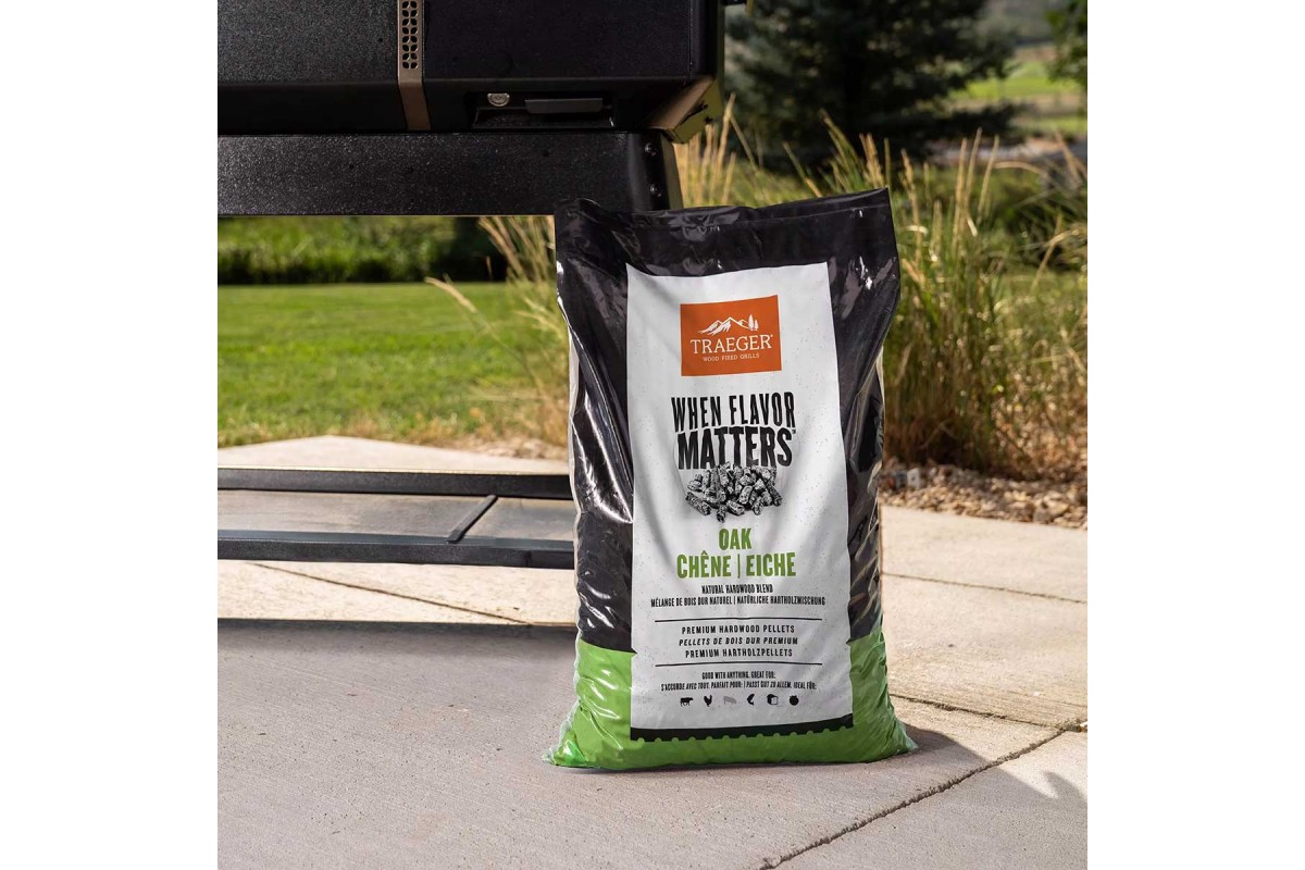 Пеллеты для гриля Дуб 9кг 20л Traeger PEL416