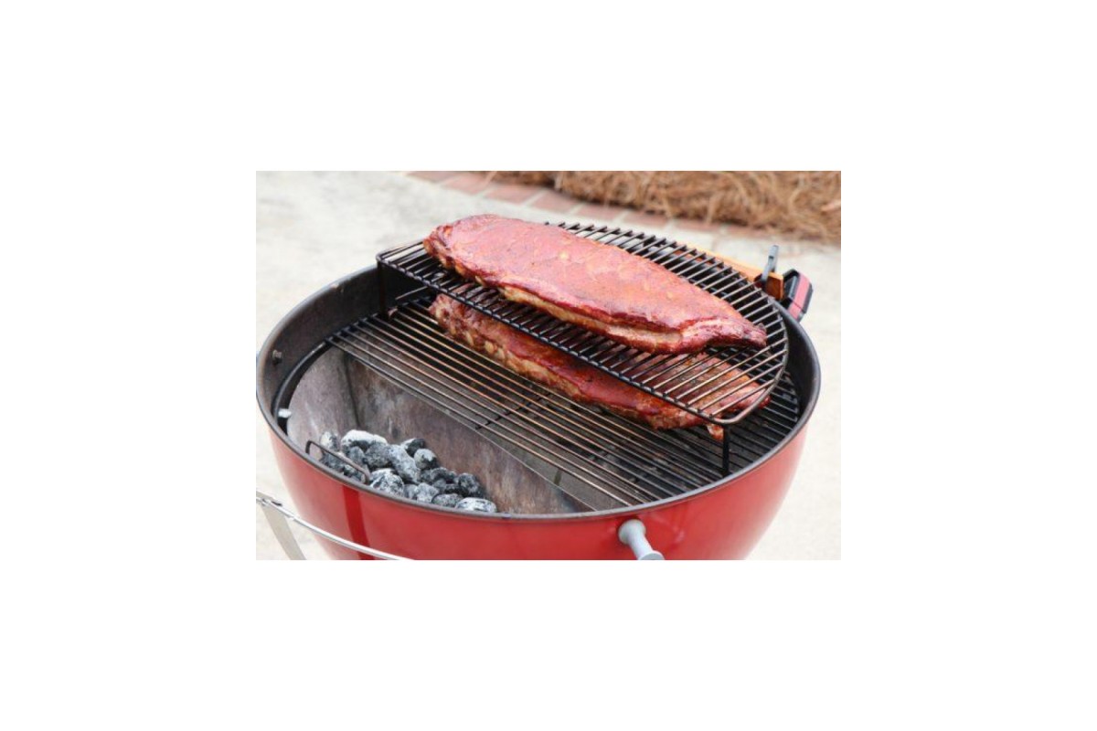 Решітка другий рівень нерж. 54см Slow and Sear Elevated Cooking Grate SnS ACC-ECG