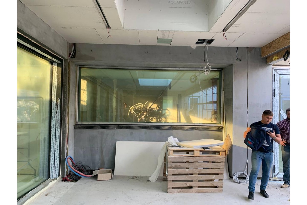 Дизайнерская кухня из нержавеющей стали с двухкамерным газовым грилем Imperial XLS тм BroilKing (4,17 м.п.)